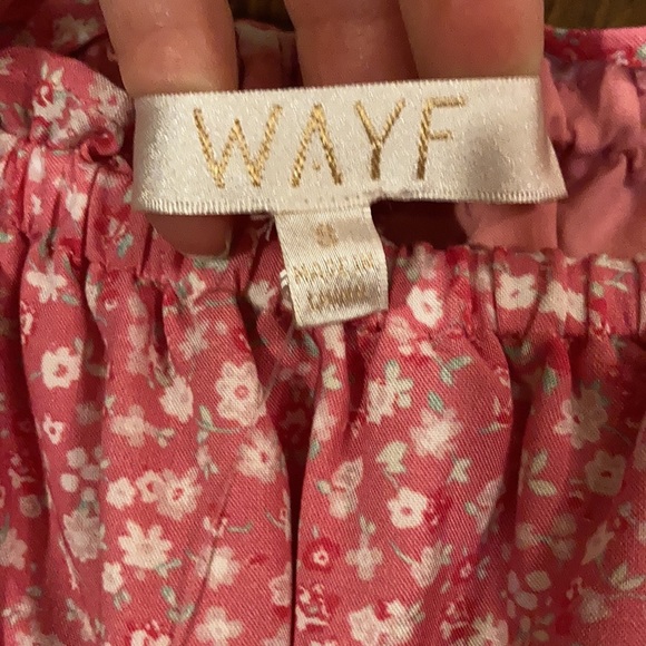 WAYF Smocked Waist Off Shoulder Midi Dress - Picture 6 of 15